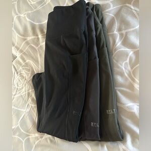 3 Pairs of BYLT Basics Essential Leggings